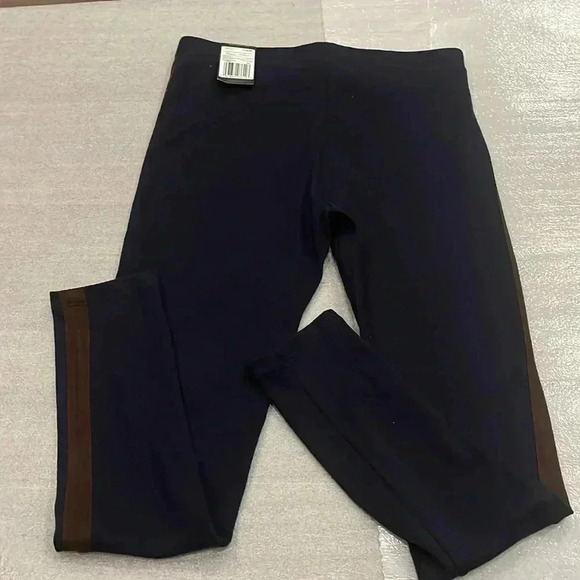 [US  W30L27.5]Lauren Ralph Lauren Cotton Blend Blue/ Brown Legging - Picture 4 of 5